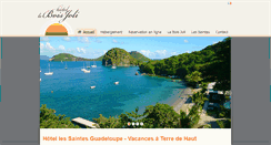 Desktop Screenshot of hotelboisjoli.fr